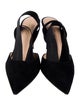 Gianvito Rossi Suede Slingback Pumps