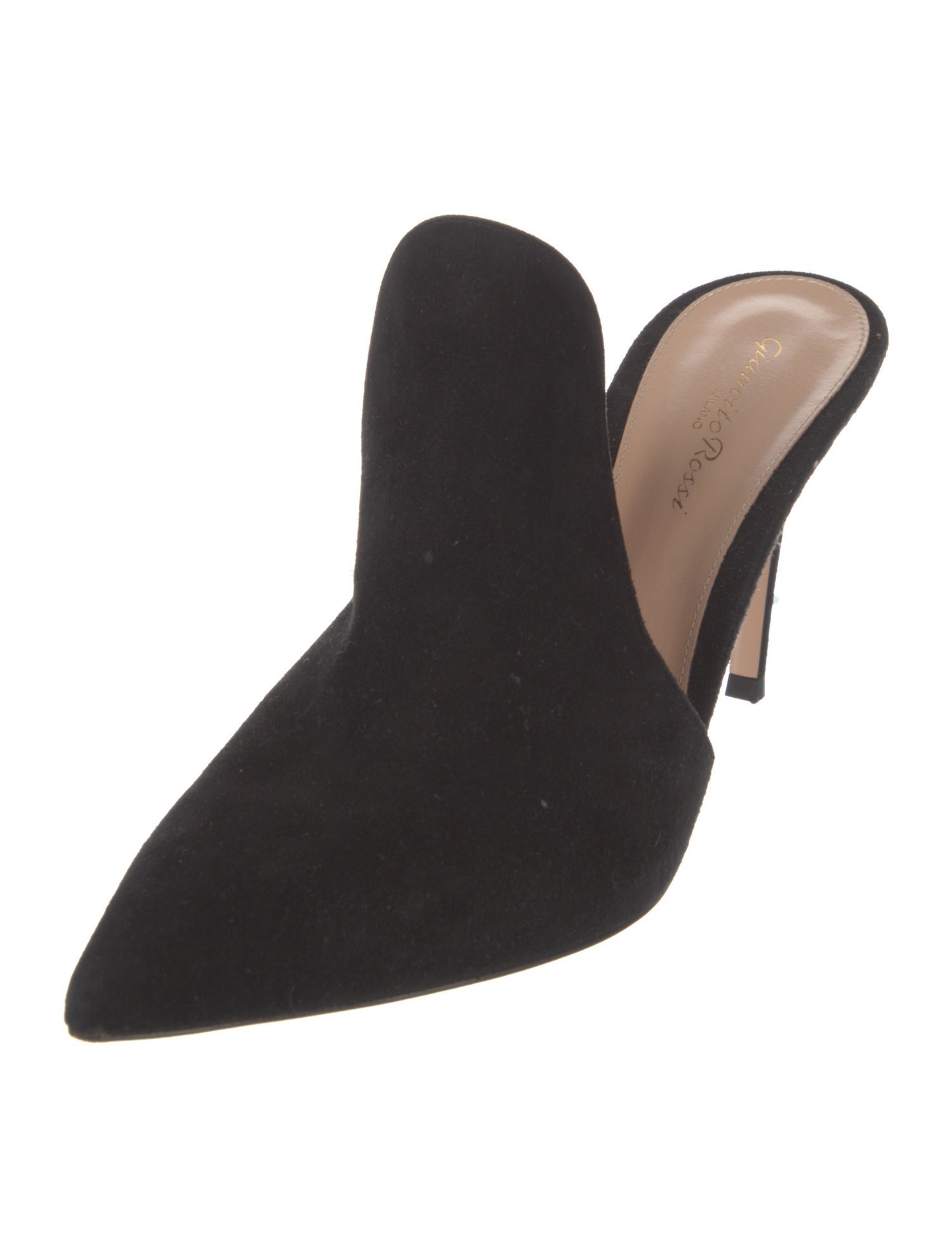 Gianvito Rossi Suede Mules