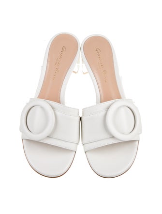Gianvito Rossi Leather Slides