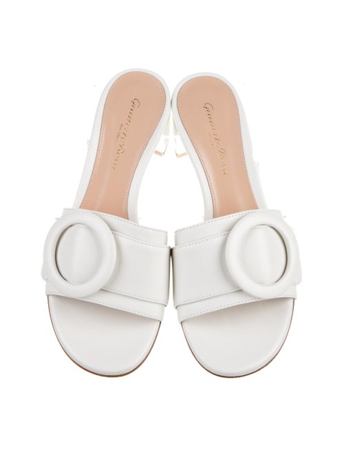 Gianvito Rossi Leather Slides