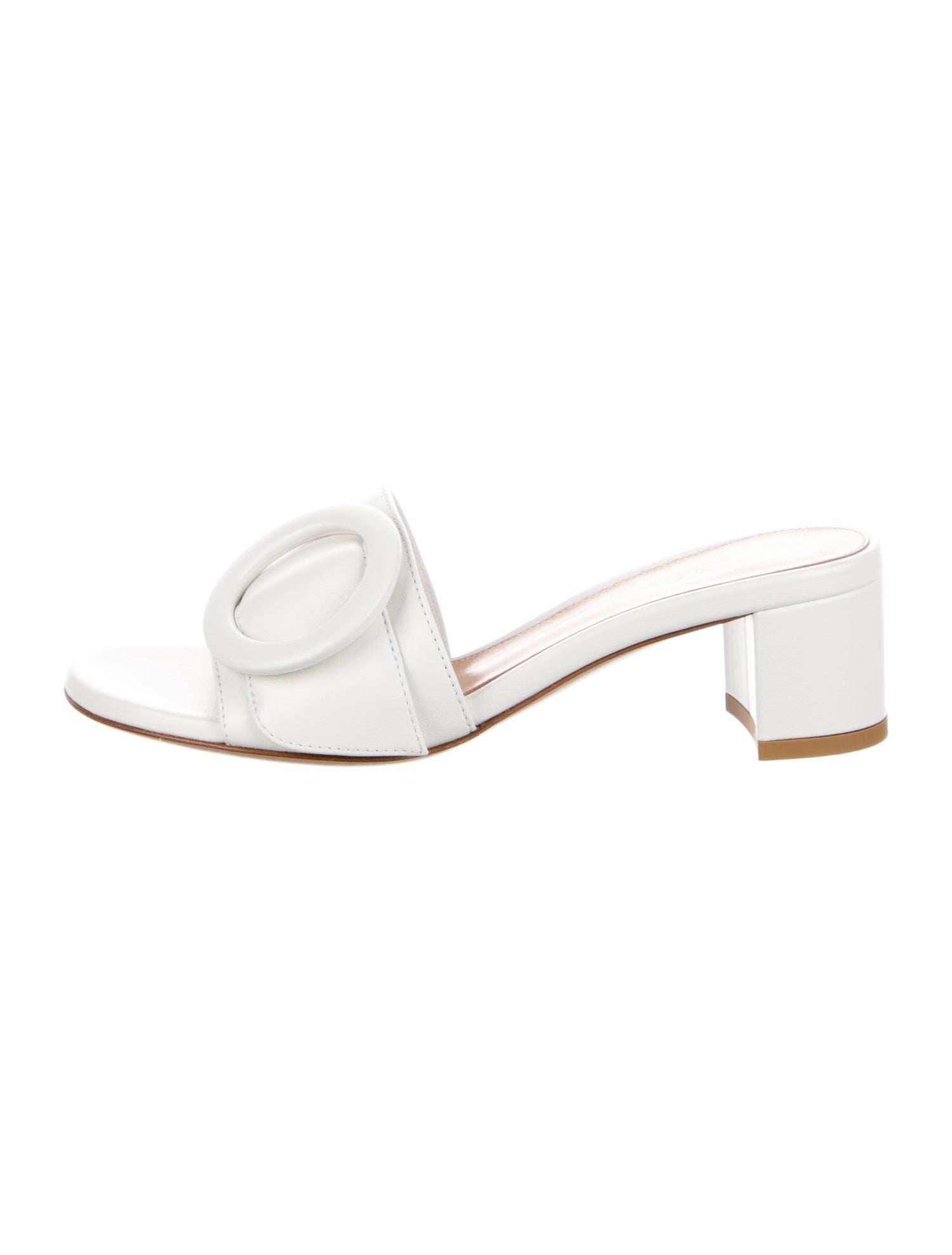 Gianvito Rossi Leather Slides