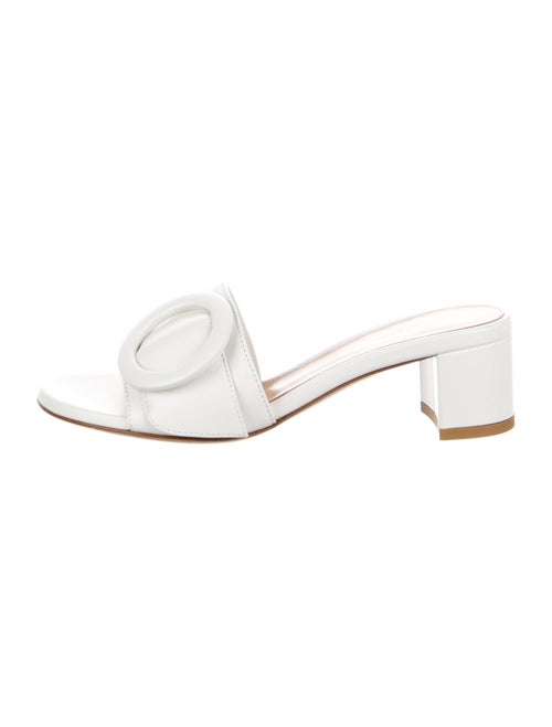 Gianvito Rossi Leather Slides
