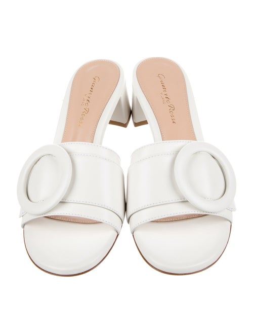 Gianvito Rossi Leather Slides