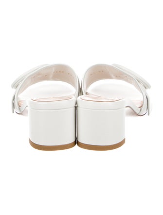 Gianvito Rossi Leather Slides