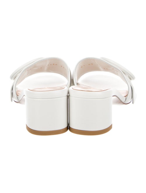 Gianvito Rossi Leather Slides