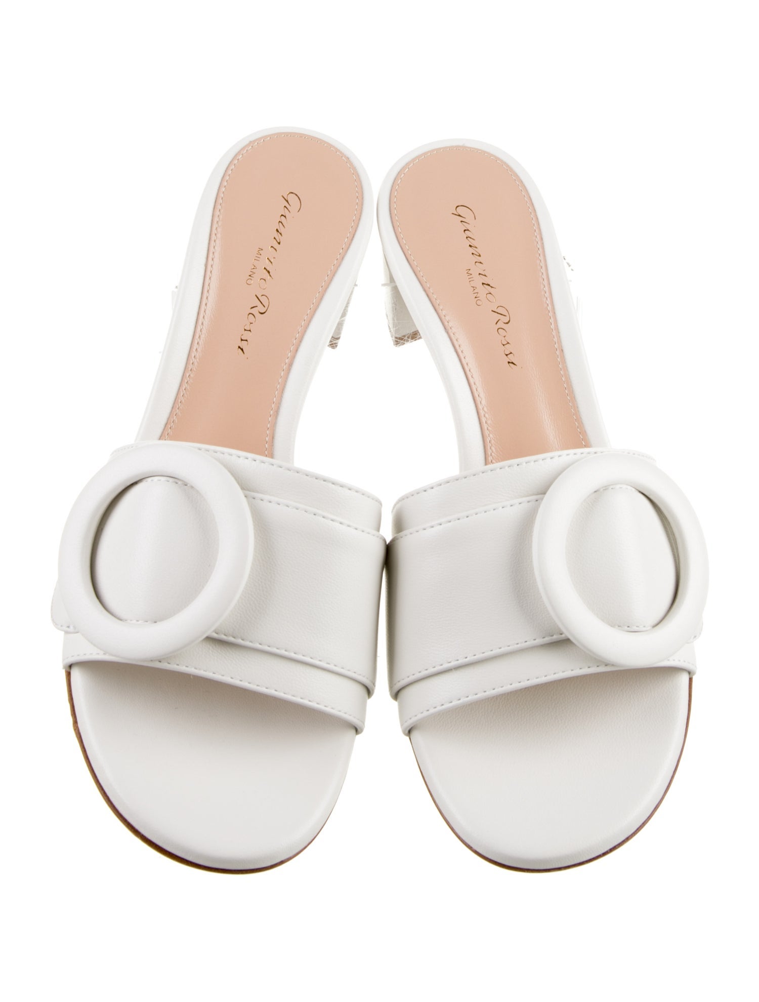 Gianvito Rossi Leather Slides