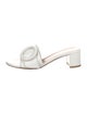 Gianvito Rossi Leather Slides