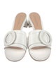 Gianvito Rossi Leather Slides