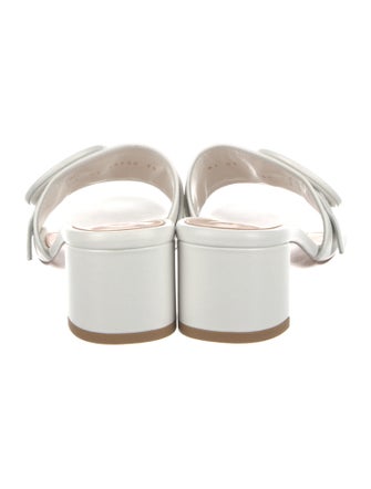 Gianvito Rossi Leather Slides