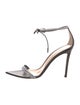 Gianvito Rossi Leather Crystal Embellishments Sandals