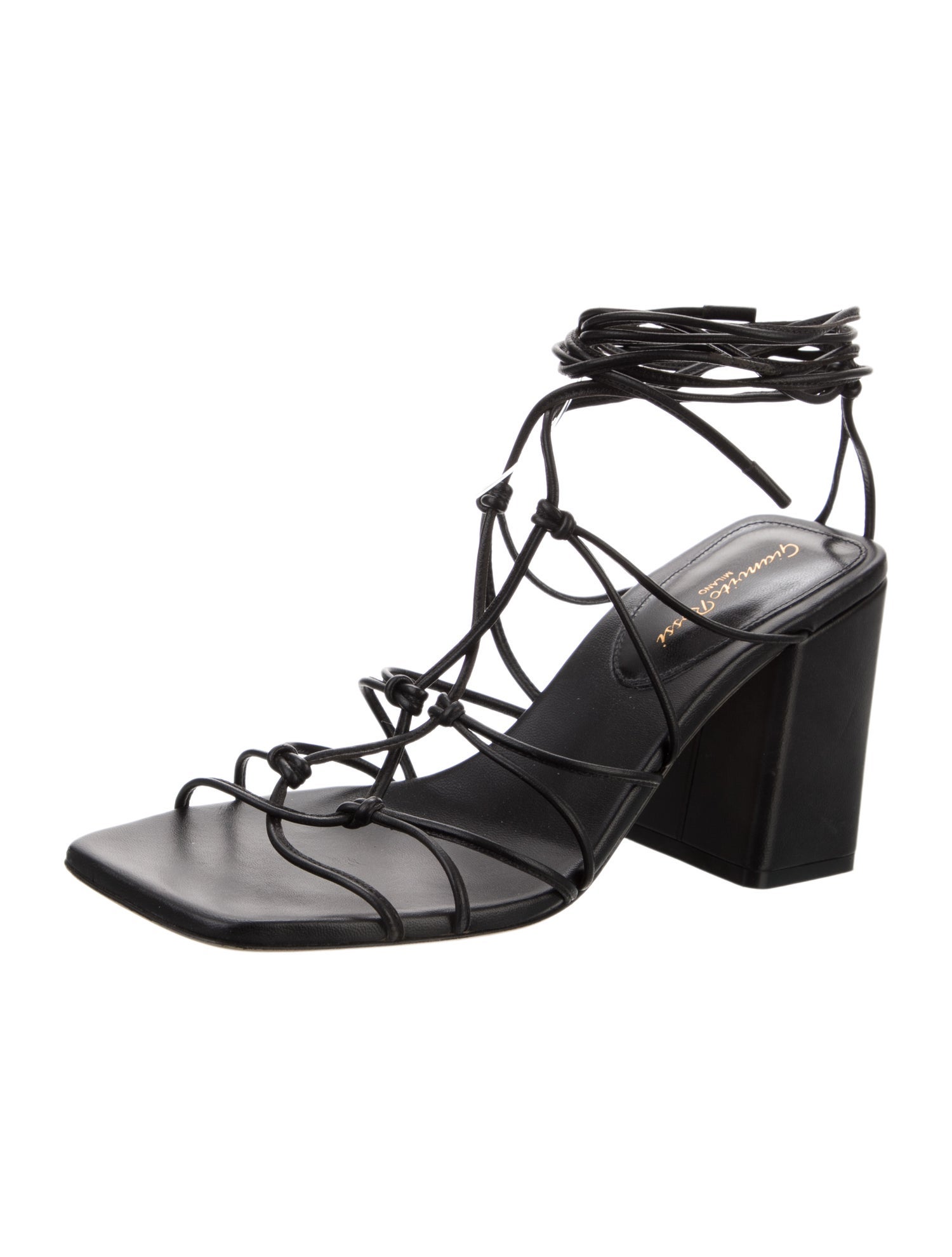 Gianvito Rossi Leather Gladiator Sandals