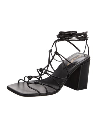 Gianvito Rossi Leather Gladiator Sandals