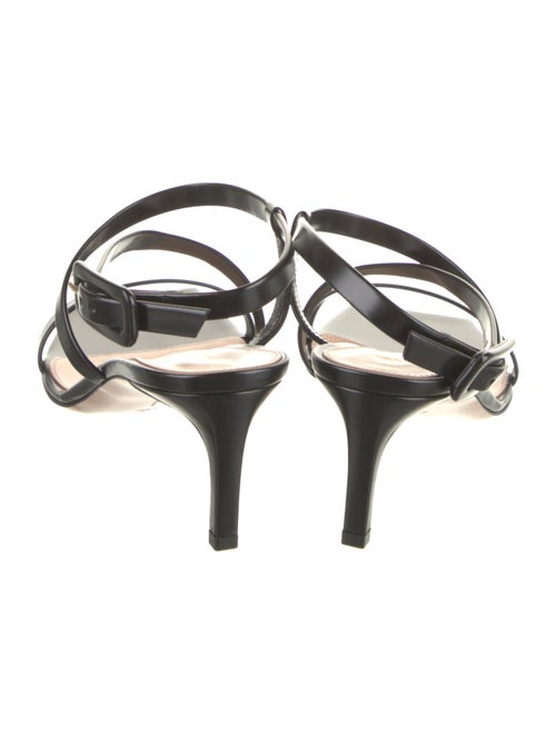 Gianvito Rossi Leather T-Strap Sandals