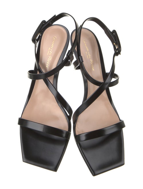 Gianvito Rossi Leather Slingback Sandals