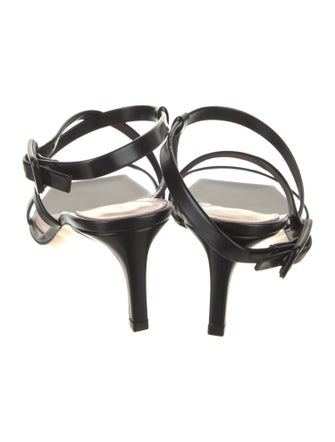 Gianvito Rossi Leather Slingback Sandals