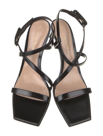 Gianvito Rossi Leather Slingback Sandals
