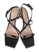 Gianvito Rossi Leather Slingback Sandals