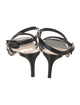 Gianvito Rossi Leather Slingback Sandals