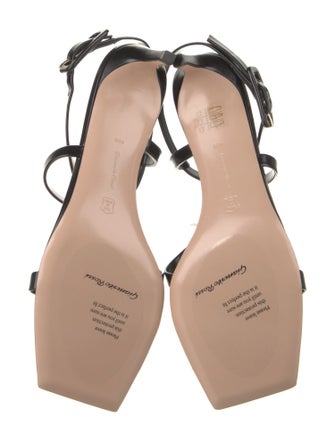 Gianvito Rossi Leather Slingback Sandals