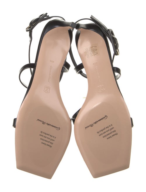 Gianvito Rossi Leather Slingback Sandals