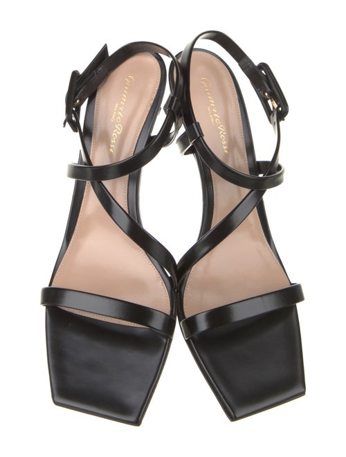 Gianvito Rossi Leather Slingback Sandals