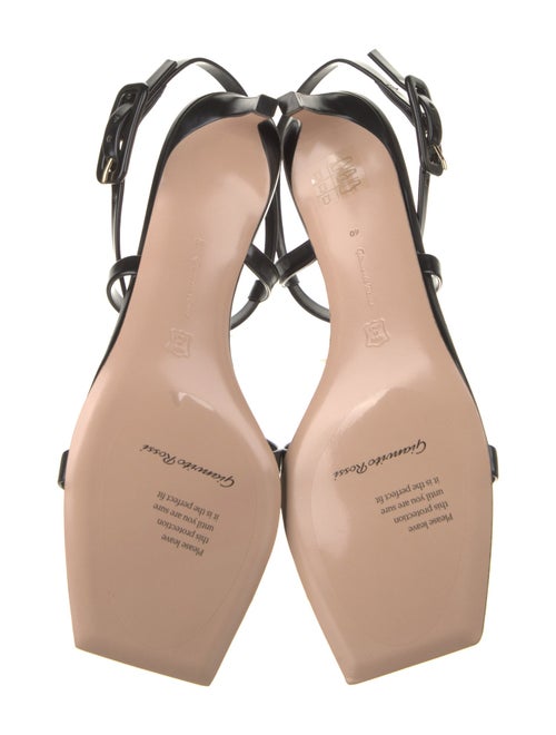 Gianvito Rossi Leather Slingback Sandals