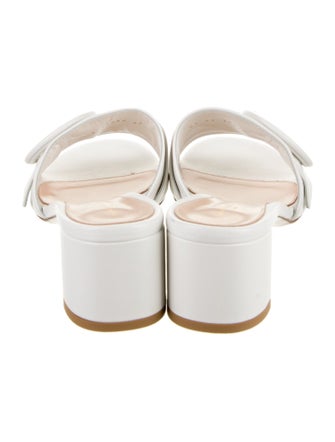 Gianvito Rossi Leather Slides