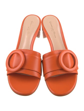 Gianvito Rossi Leather Slides