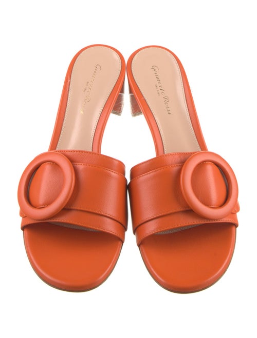 Gianvito Rossi Leather Slides