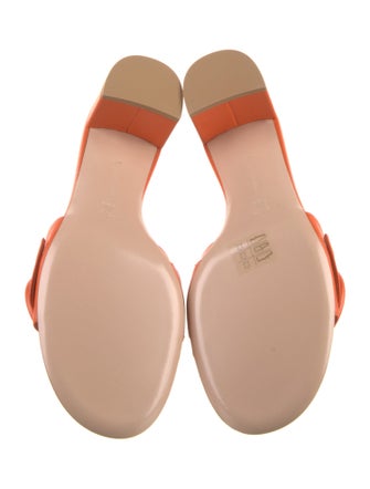 Gianvito Rossi Leather Slides