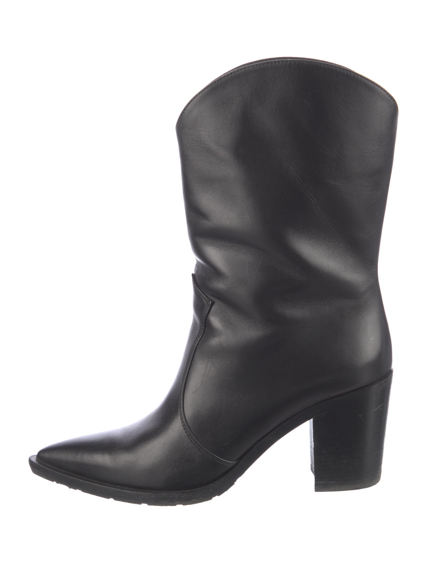 Gianvito Rossi Leather Western Boots