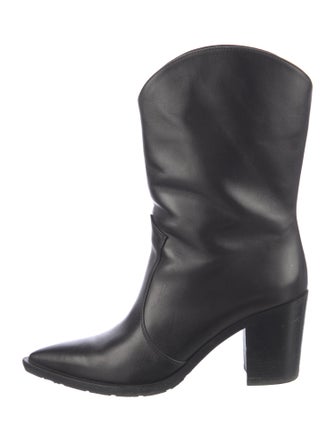 Gianvito Rossi Leather Western Boots