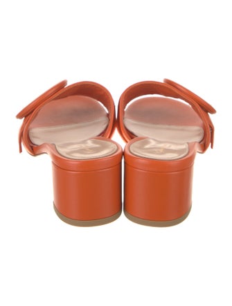 Gianvito Rossi Leather Slides