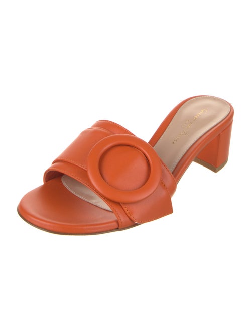 Gianvito Rossi Leather Slides
