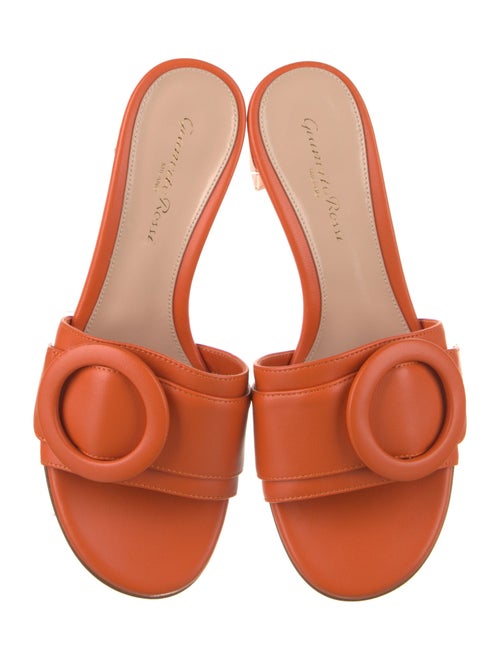 Gianvito Rossi Leather Slides