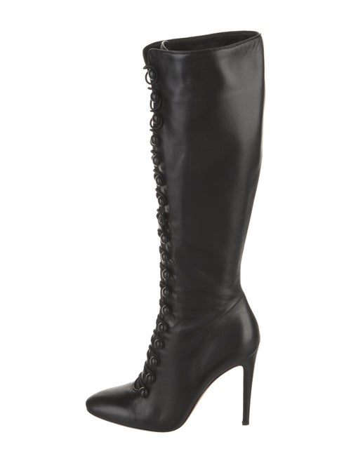 Gianvito Rossi Leather Lace-Up Boots