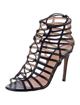 Gianvito Rossi Leather Gladiator Sandals