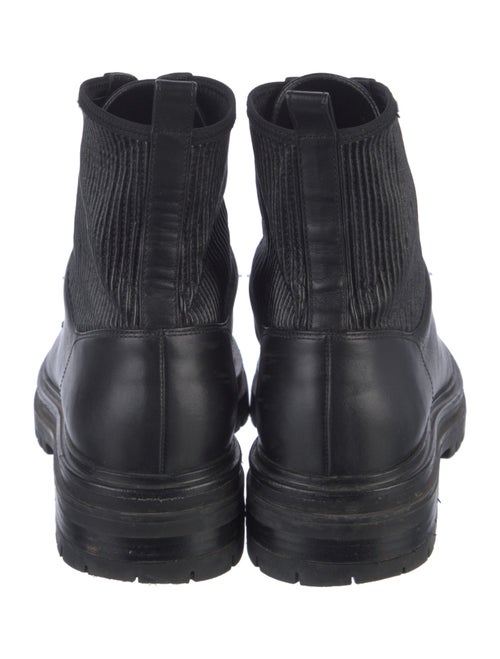 Gianvito Rossi Leather Combat Boots