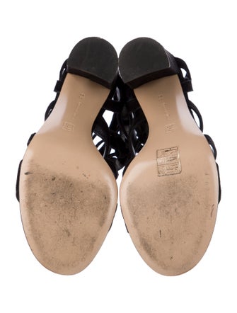 Gianvito Rossi Suede Gladiator Sandals