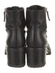 Gianvito Rossi Leather Combat Boots