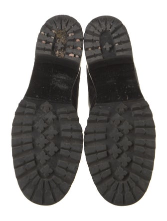 Gianvito Rossi Leather Combat Boots