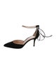 Gianvito Rossi Suede D'Orsay Pumps
