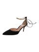 Gianvito Rossi Suede D'Orsay Pumps