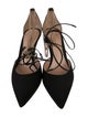 Gianvito Rossi Suede D'Orsay Pumps