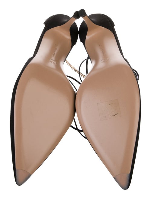 Gianvito Rossi Suede D'Orsay Pumps