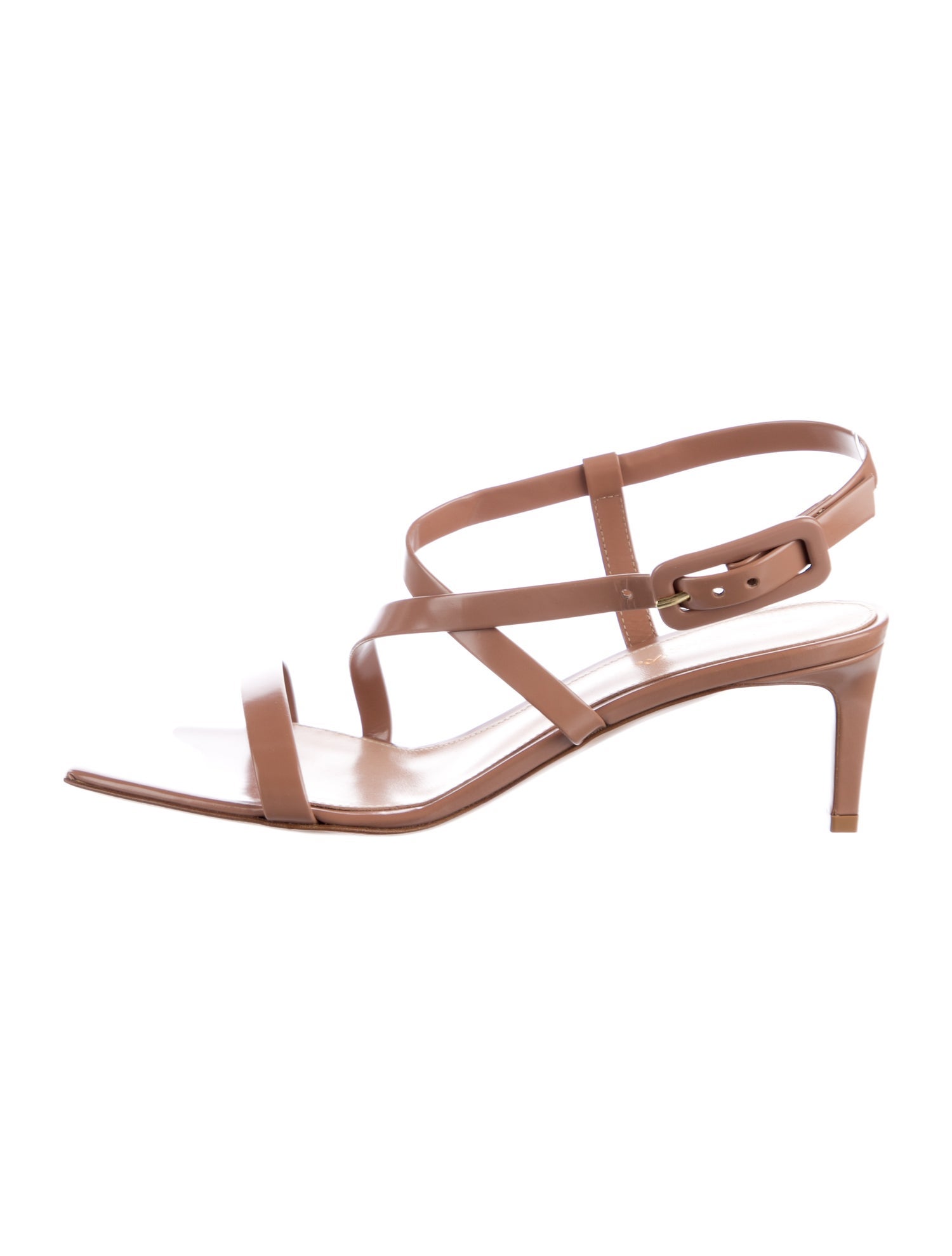 Gianvito Rossi Leather Slingback Sandals