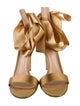Gianvito Rossi Satin Sandals