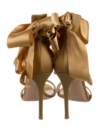 Gianvito Rossi Satin Sandals