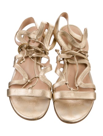 Gianvito Rossi Leather Gladiator Sandals