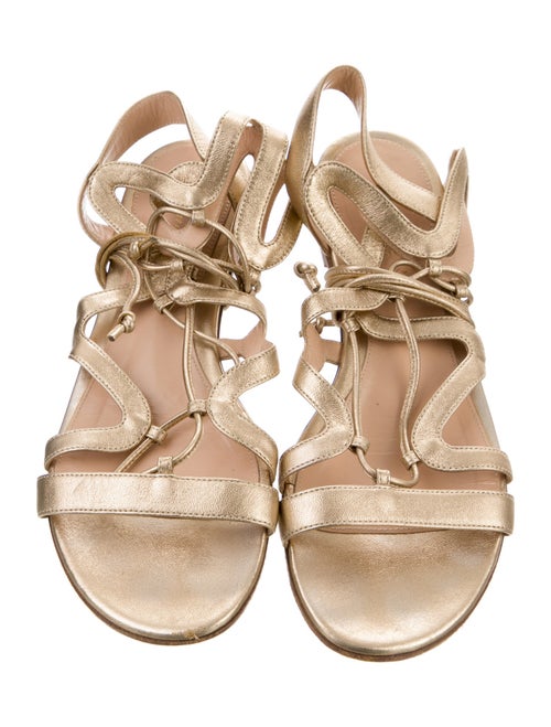 Gianvito Rossi Leather Gladiator Sandals